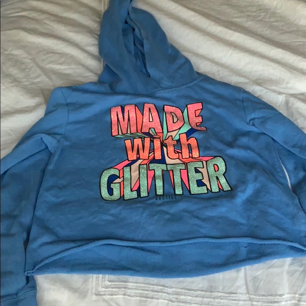 Justice sweat shirt Size 8